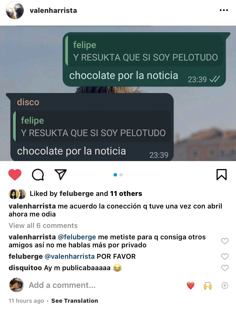 rearvz's tweet photo. AMISTADES M HACIA UN POST EN IG https://t.co/CZO3LncZHk