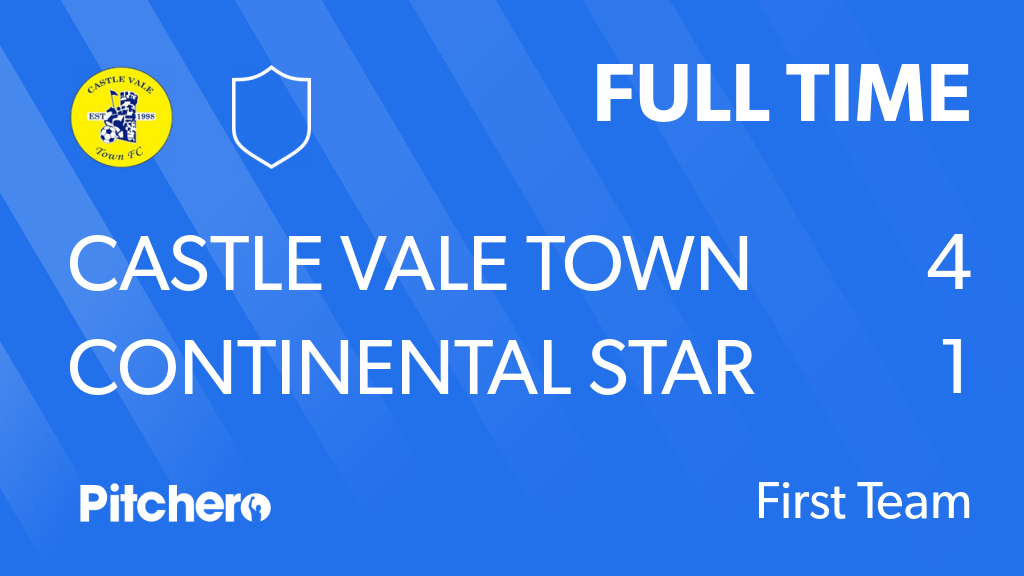 FULL TIME: Castle Vale Town 4 - 1 Continental Star
#CASCON #Pitchero
pitchero.com/clubs/castleva…