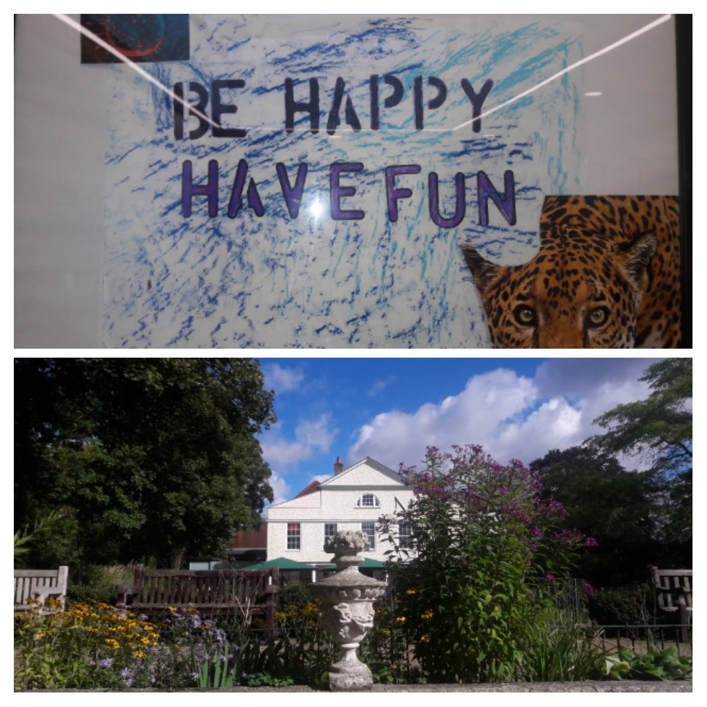 thefamilyfunson's tweet photo. Lovely to meet, share @ktcityfarm plans and hear about what everyone else is up to. Got a great look at the beautiful @LauderdaleHouse and saw cool art works by young people. #BeHappyHaveFun spoke to me! https://t.co/xbli1EgY6Y