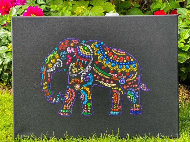 Excited to share this item from my #etsy shop: Elephant Colourful Wall Art etsy.me/3As5f0P
#elephant #rainbow #colourful #art #happy #positive #cheerful