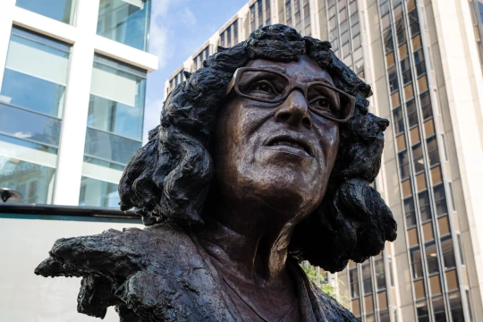 MetroUK's tweet photo. It comes as a statue was unveiled in Cardiff last month to honour Wales’ first black headteacher, Betty Campbell MBE, who introduced Black History Month into school curriculums.

The popular campaigner, who died in 2017, fought ‘tirelessly for racial equality’. https://t.co/rg6dkqTbM8