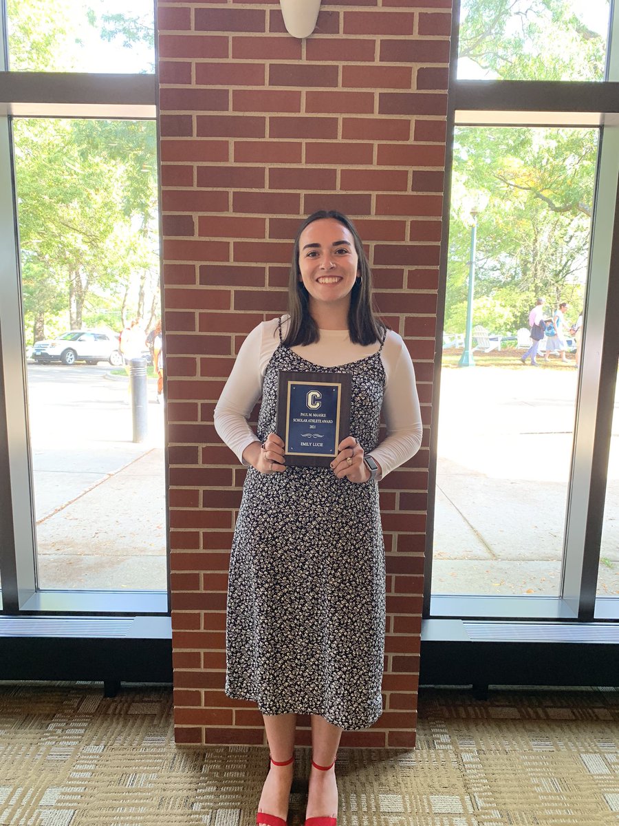 CornellRamsXCTF's tweet photo. ✨STUDENT-ATHLETE✨
Huge congrats to senior, Emily Lucie for being awarded the Paul Maaske Scholar Athlete Award.
Emily has the highest cumulative GPA for seniors in women’s athletics at Cornell!
#STUDENTathlete
#RAMILY
#Run4Cornell https://t.co/LnrRSjLBSP