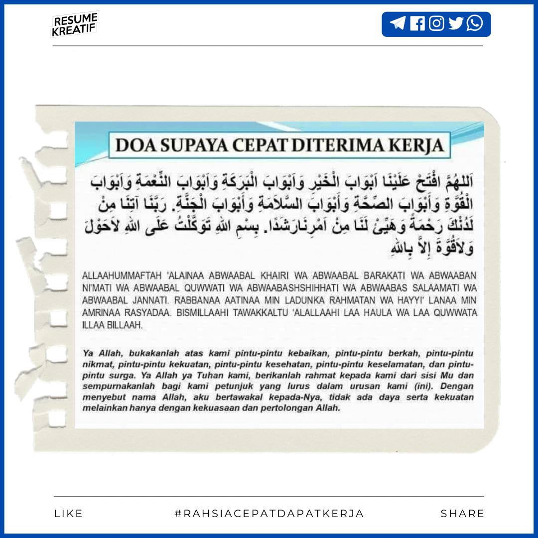 freshgradkerja's tweet photo. Terasa macam dah nak give up cari kerja?

Amalkan baca ni setiap hari + usaha https://t.co/9PqSGJRVTu