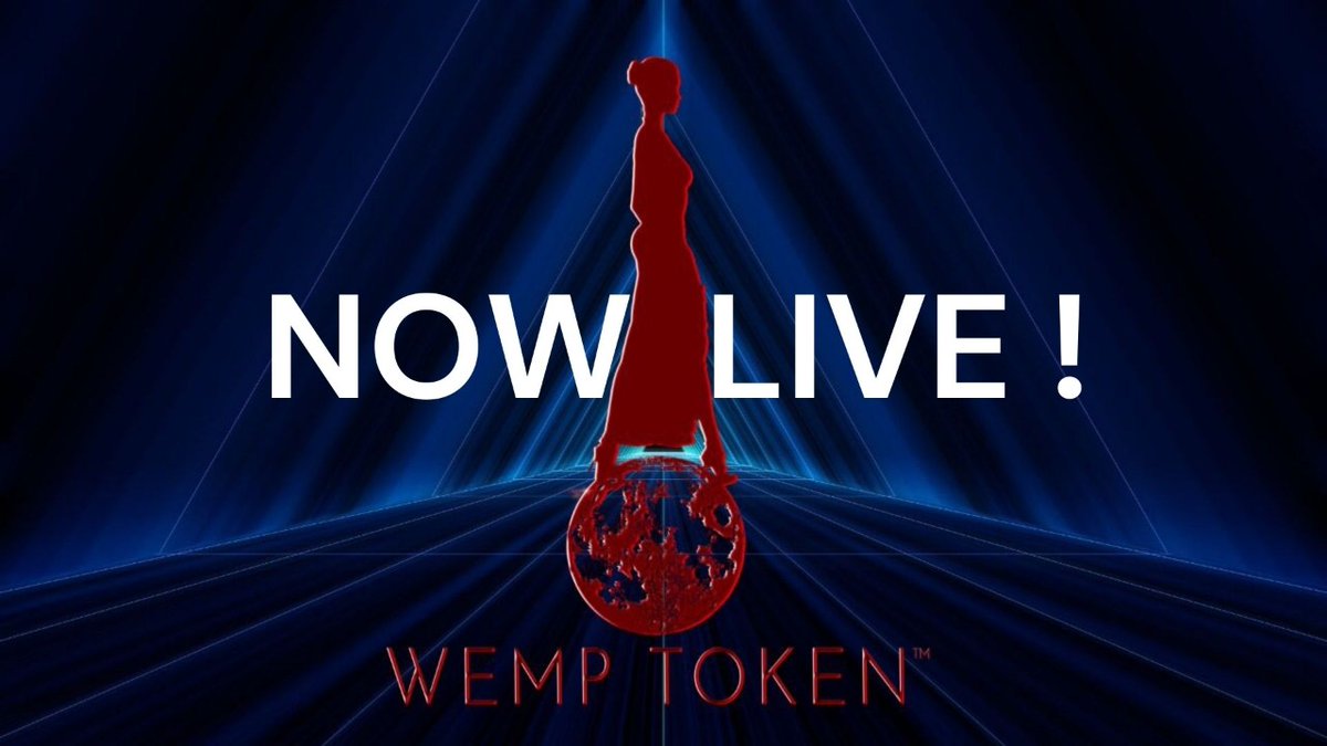 WempToken's tweet photo. 1/2
✨ ITS HERE: THE WOMEN EMPOWERMENT TOKEN✨

👉The $WEMP token is officially open for public trading on UniSwap’s DEX 📢

*Direct UniSwap Link*
https://t.co/WE2vHLZGxt

*DexTools Link* 
https://t.co/p4phVvp5kX

👉Make sure you have enough ETH to cover gas fees.
👇👇👇 https://t.co/Wr3A23SnMa