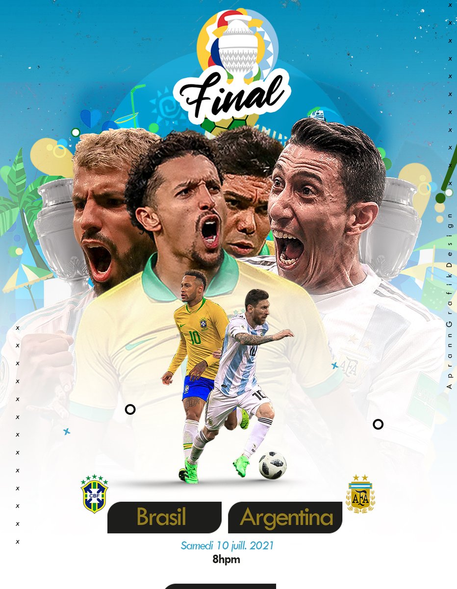 apranngrafikdes's tweet photo. 💧Former work For the final of copa america won by argentina.
💧IN A COLLABORATION WITH DBAN FOR THE MBAPPE POSTER.
#Argentina #copaamerica #Brasil #Mbappe #France #Paris #Dbancollab
#smsport @DBan_ @deancdavies @PhanordLeibniz https://t.co/4H4djSC0kO