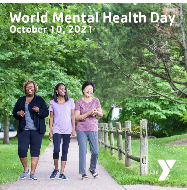 Tomorrow is World Mental Health Day—according to the National Institute of Mental Health, just 30 minutes of walking a day can help boost your mood and improve health. Grab a friend or two and go for a walk together!