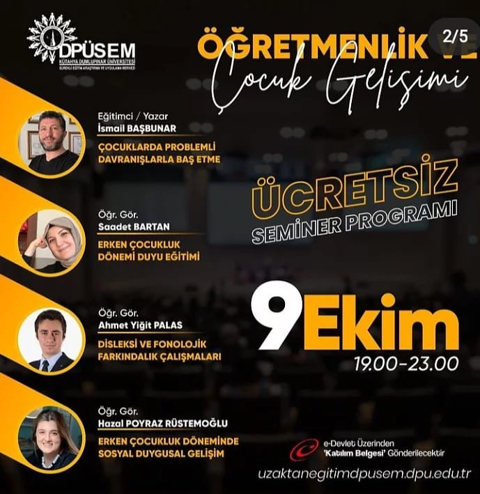 Eğitim başladı... Kaçırmayınız🙂