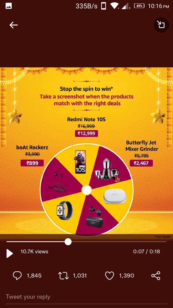 imShetty_05's tweet photo. @amazonIN 😍 https://t.co/sczNXDlRFM