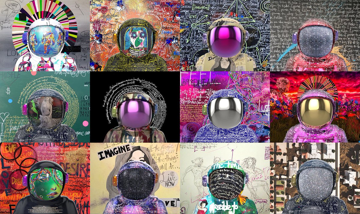 FWD_BTC's tweet photo. Brendan Murphy chooses an emotion such as desire or wonder &amp; explores all of the feelings in order to create the formula that makes up the portraits. The painting is all organic &amp; is not planned beforehand. Each portrait is unique &amp; explores the inner life of humanity. https://t.co/GJmYEtJSas