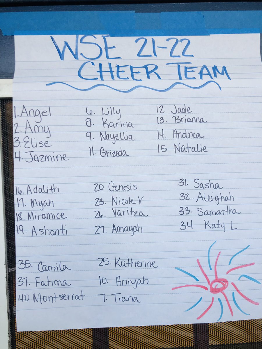 WellsStation1's tweet photo. Congratulations to our NEW 2021-2022 Cheer Team! We are so proud of you!! #wearewellsstation #Reimagining901 #homeoftheroadrunners #WeAre901 #SCSstrong
¡Felicitaciones a nuestro NUEVO equipo de animadores 2021-2022! ¡¡Estamos tan orgullosos de ti!! #wearewellsstation https://t.co/Aub9GSWutO