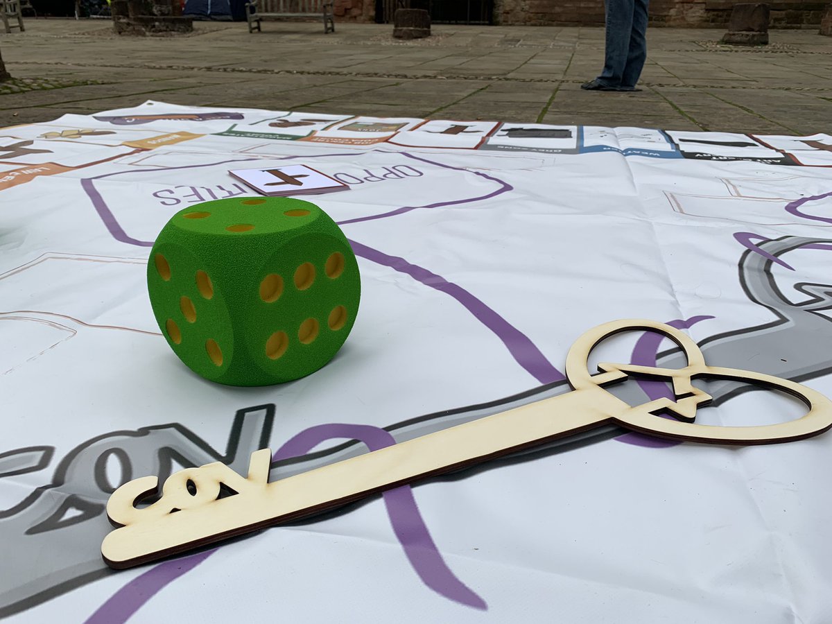 sarnab75's tweet photo. Come, play, and learn #homelessmonopoly #artsandhomelessness festival @Coventry2021 #GChangers #remixingplay @disrupt_learn @CovUni_CPC @CovUniResearch #GBL @warwickuni @covcampus @NadineHoldswor1 @blondie_xx75 https://t.co/NUQSmwtUU1