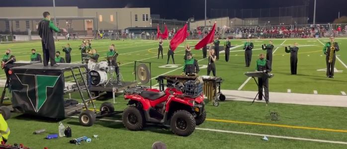 BandBoostersTHS's tweet photo. Best of Luck Today @TigardTigers Marching Ensemble! First competition of the season, Liberty Marching Arts Challenge at Hillsboro Stadium. Be there by 11:50am to watch Tigard perform at 12:26pm! https://t.co/bWGnhb0yeS https://t.co/bD9yJw8LFZ