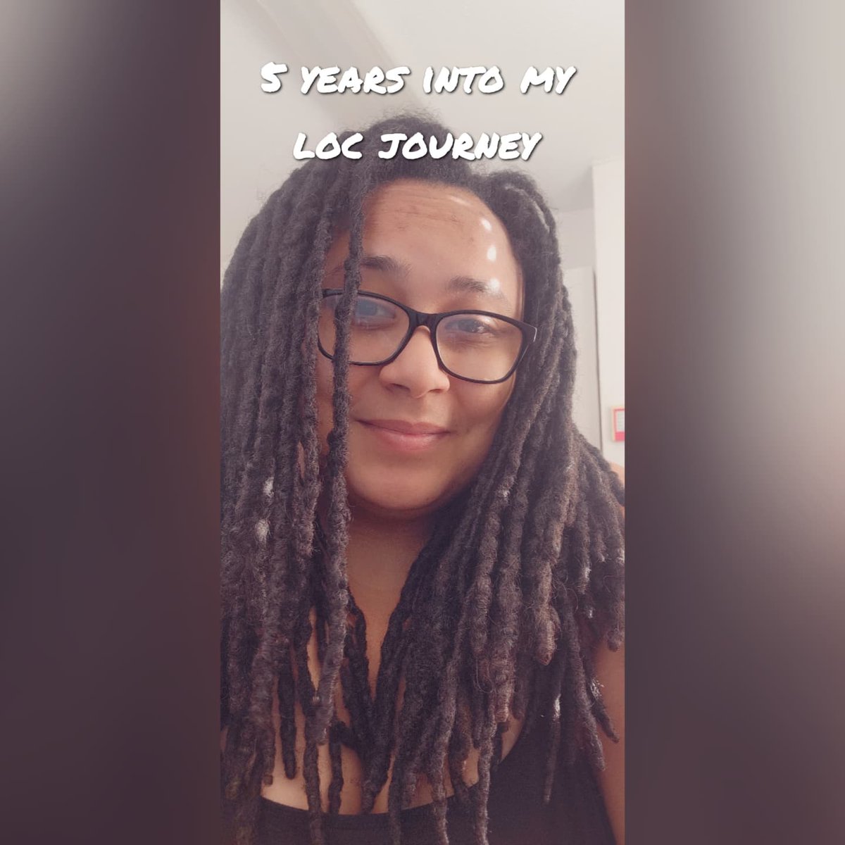 Tati_Yam's tweet photo. Today marks 5 years since the day I took the leap & started my #LocJourney I'm now long enough that puttin them up is a hassle, they make me extra hot in the summer, & I gota pull em back when I'm eating 🤣 but I'm still in love #LoveMeForMe #locs4life #ladieswithlocs https://t.co/dyUSZtElBk