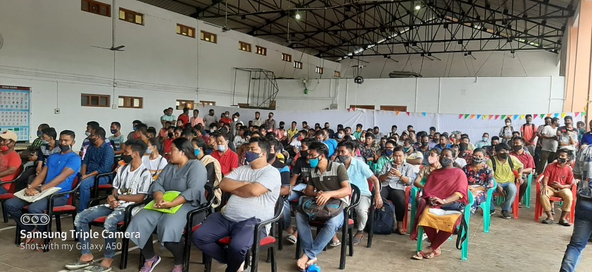 stsandaman's tweet photo. 2 days License mela cum awareness camp inaugurated by Shri. Aditya Jha, AC HQ, Car Nicobar invokes huge response in Car Nicobar on 8th October. 
260 Learners license issued on the spot. 
#ParivahanSevaAapkeDwaar https://t.co/aWQ6S8US9U