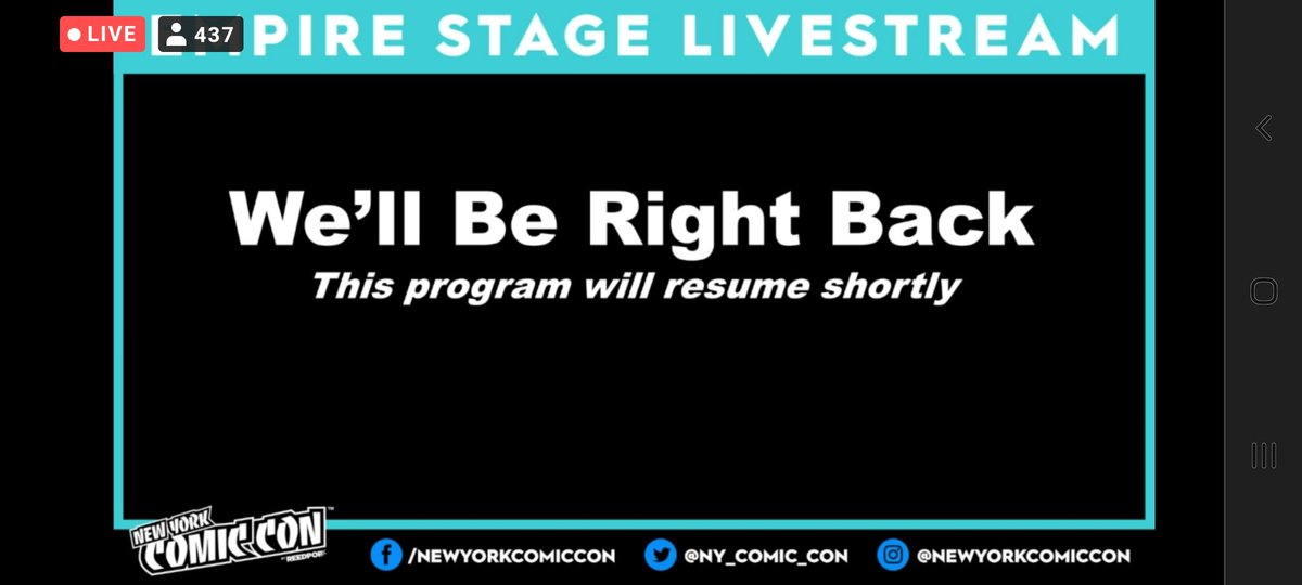 AngMaxRocks's tweet image. What a waste of money @nycc. Why can't those that bought digital tickets to attend the panels see the content being shown on the main stage. #WTF #LostAnAttendee #StarTrekDiscovery #disappointed #ByeNYCC