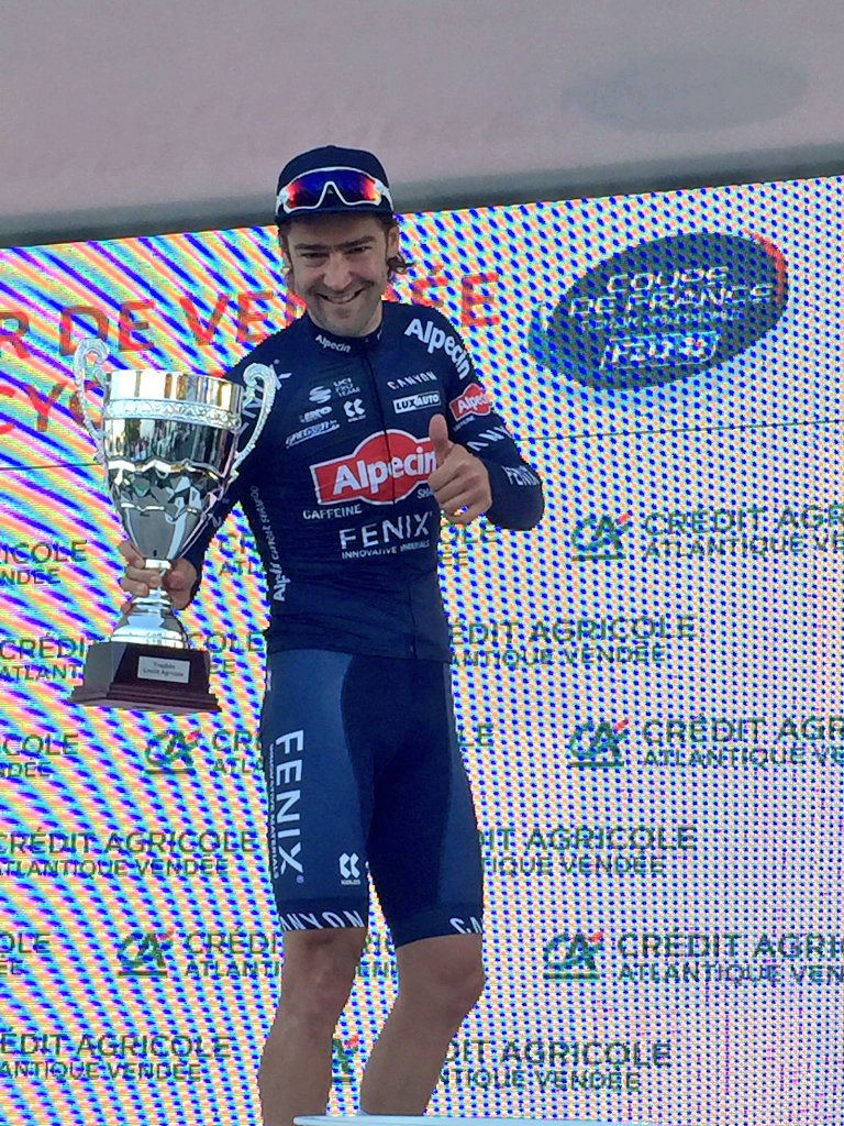 🇨🇵 #TourdeVendée 

<a href="/LaurensDeVreese/">Laurens De Vreese</a>: most combative rider of the <a href="/TourdeVendee/">Le Tour de Vendée</a> 💪🤟