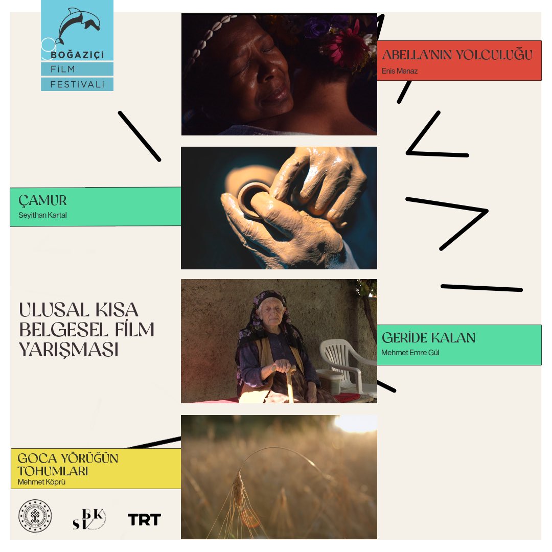 BogaziciFF's tweet photo. 9. Boğaziçi Film Festivali'nin Ulusal Kısa Belgesel Film Yarışması finalist filmleri belli oldu.

23-30 Ekim tarihlerinde gerçekleşecek festivalin Ulusal Kısa Belgesel Film Yarışması'nda 8 film yer alıyor.

#BFF2021🐬 https://t.co/ZfASrJwiSS