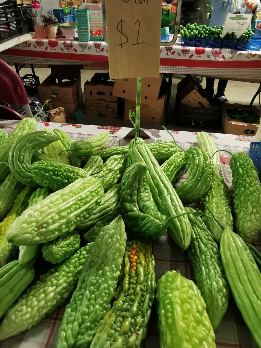 renukamendiss's tweet photo. At #StLawrenceMarket this morn. #Toronto #OctoberLongWeekend #BitterMelon https://t.co/PsDhjYk57l