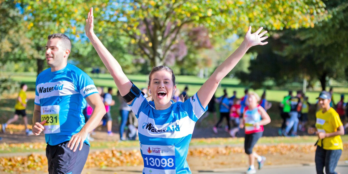 WaterAidUK's tweet photo. Good luck to all #TeamWaterAid runners taking part in the @RoyalParksHalf marathon tomorrow 💪
If you’re running for us, do keep an ear and eye out for cheerers at mile 5.5. Best of luck! https://t.co/AbKWuzfhIj