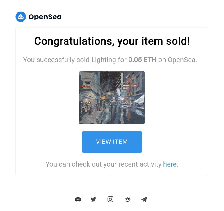 BasDylan88's tweet photo. A BIG Congrats to myself 🎉
'Lighting' from my first collection has sold to @RUDEROCK93.
Thank you for your support. It means a lot to me.
งานจากคอลเลคชั่นแรกที่ลงขายเมื่อสัปดาห์ที่แล้วขายไป 1 ชิ้นแล้วครับ ขอบคุณที่เห็นคุณค่าในงานของผมครับ 
#NFTCommunity 
#nftcollectors 
#nftart https://t.co/OqiRZGvUme