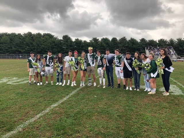 CNHSAthletics's tweet photo. Your 2021 CNHS Homecoming Court - and congratulations to King and Queen Tommy Fallon and Skyler Fields!  #CougarPride #CNHSSports https://t.co/3vVlCDBDWO