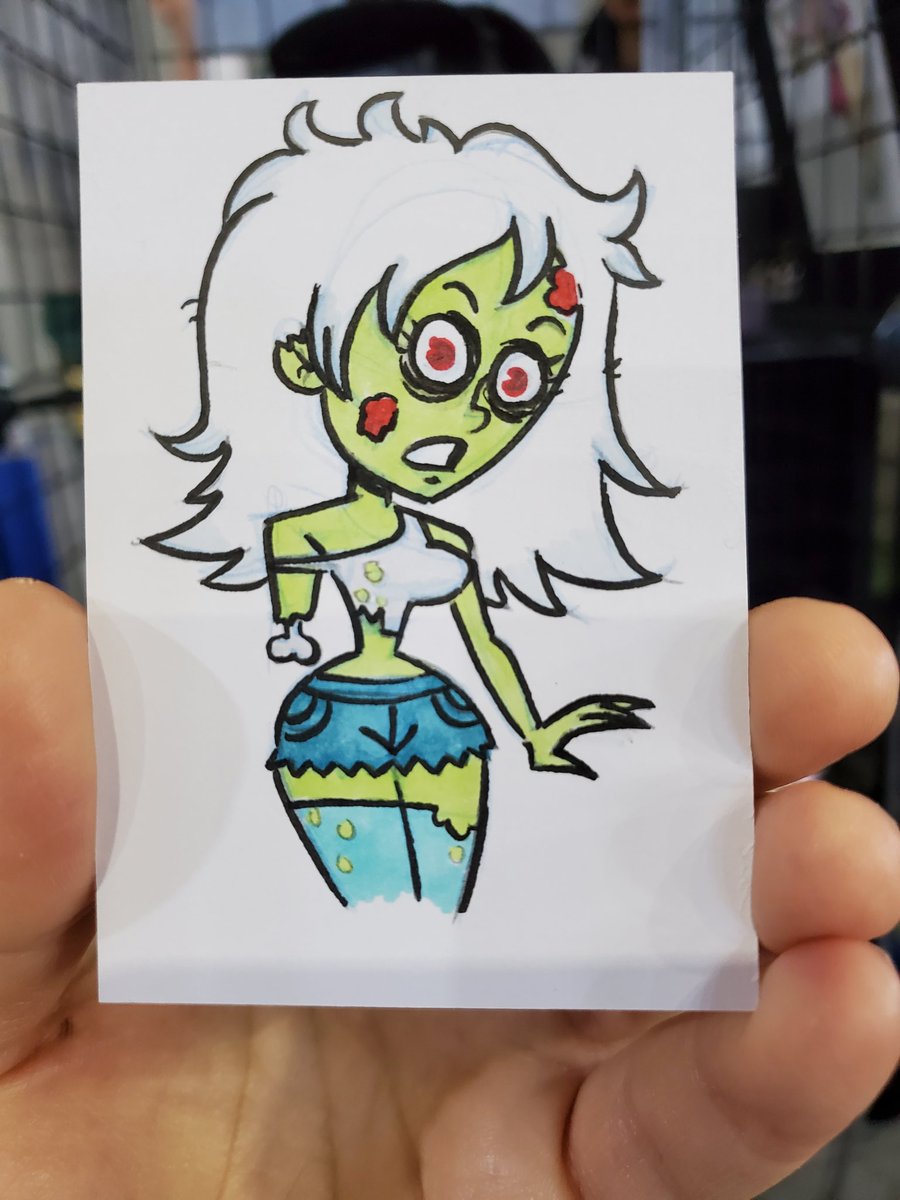 SuperAbsurdist's tweet photo. Three new sketchcards available at table A11 in Artist Alley. Come check 'em out!
#tylercomiccon https://t.co/ErudLQg8sI