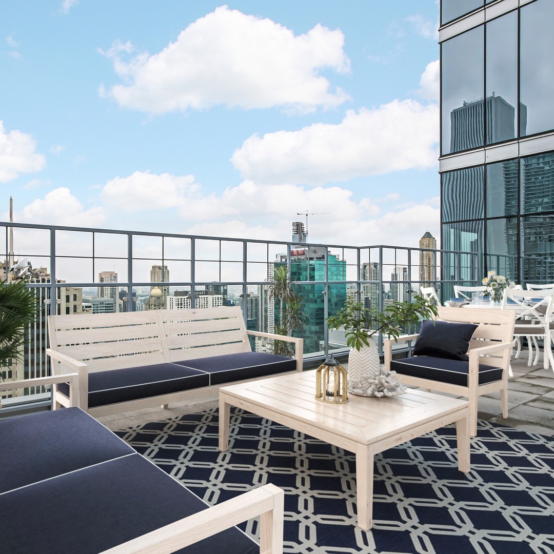 WillowBridgePC's tweet photo. What better way to spend a fall afternoon than on a penthouse patio at North Water Apartments π #LPCYouBelongHere #LPCMidwest https://t.co/N0UKIScBSi