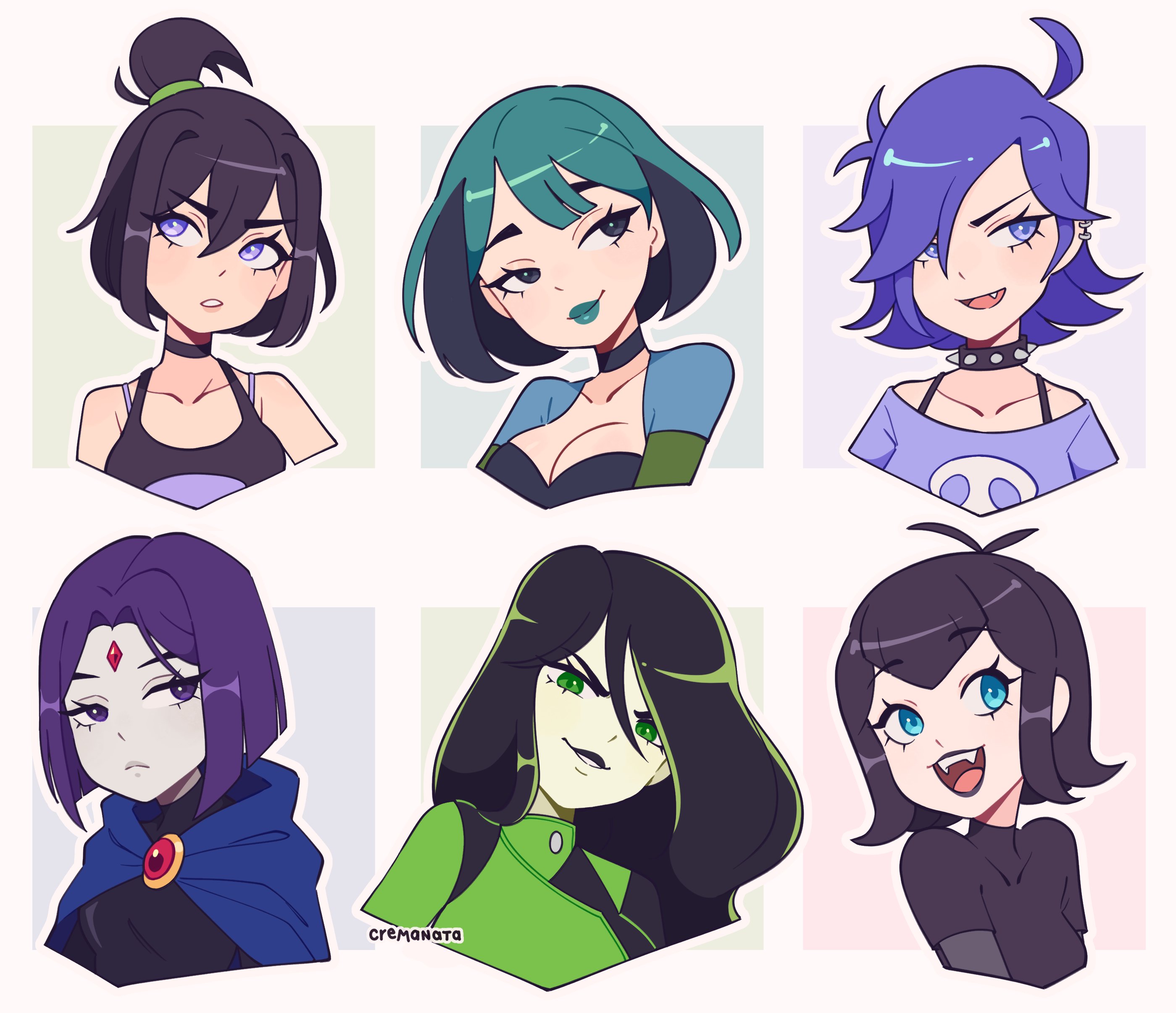 Goth sale cartoon characters