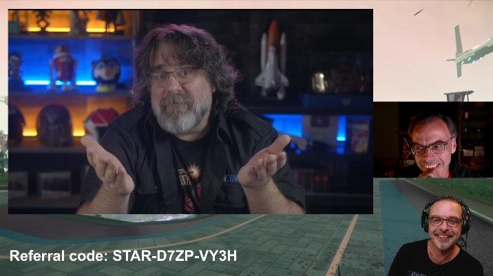 svenscholz's tweet photo. Jens und ich machen eine kleine Watchparty zum #CitizenCon2951 - wer auch auf unserem Discord ist ist herzlich eingeladen mitzumachen //CC @jensscholz // https://t.co/DMRqfuMuJ7 https://t.co/5TvLPiLBUM
