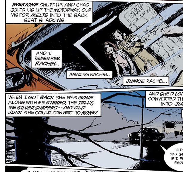 Got to appreciate the #SilverSurfer reference 😁
✨
#Sandman #3 (Vol. 2, 1989)
✨
W-#NeilGaiman,A-#SamKeith,I-#MikeDringenberg,L-#ToddKlein
✨
#JohnConstantine #Dream #VertigoComics #DCComics #Marvel #MarvelComics #MarvelCosmic
