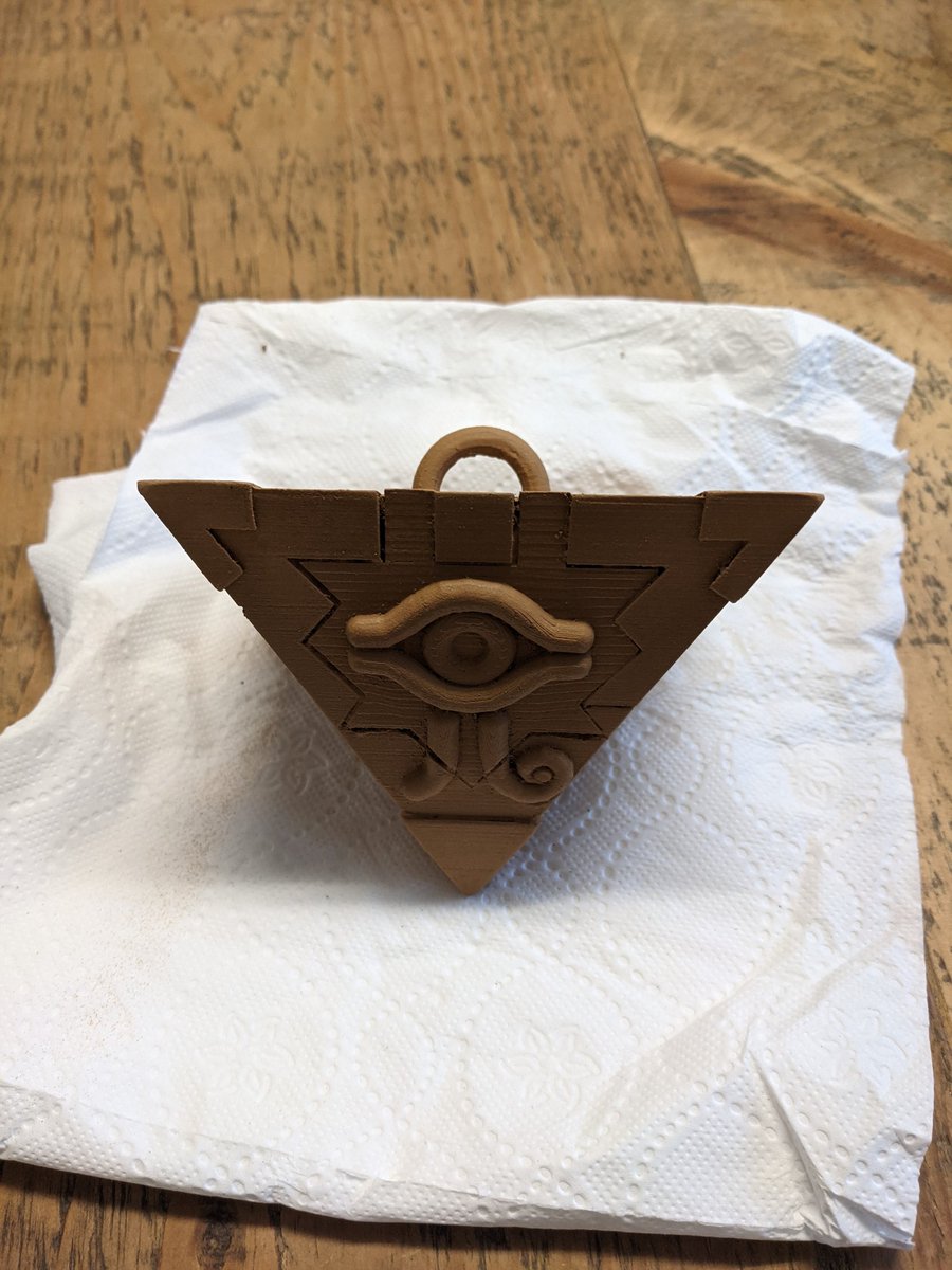 An update on my millennium puzzle project.

I have some coats of primer on it and this colour isn't too far off already.
Next week if the weather is good I'll start spraying it gold.