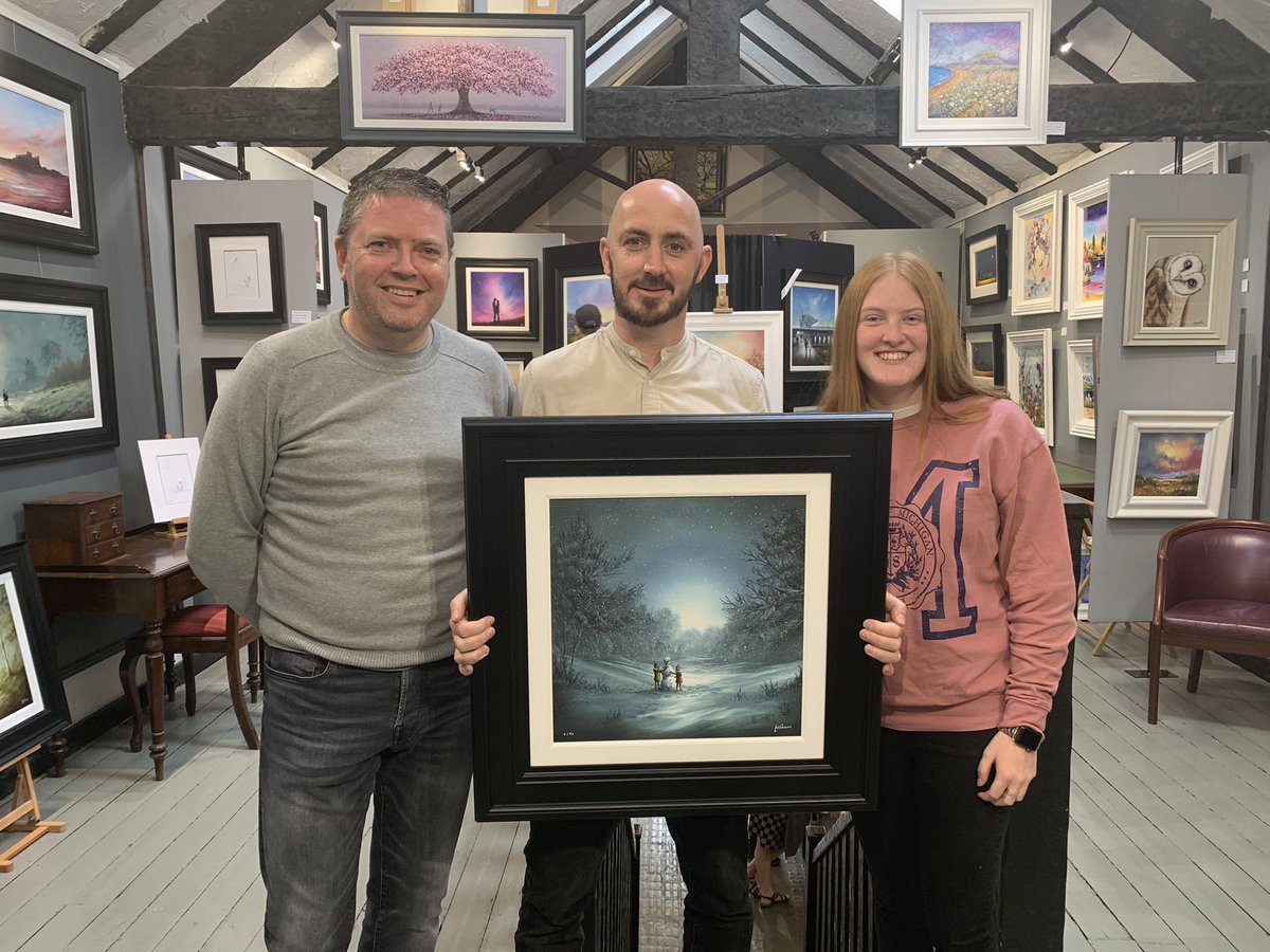 Thank you to <a href="/PomfretGallery/">Pomfret Gallery</a> and Danny Abrahams for the lovely welcome today. Thanks also Danny for taking the time to have a chat and sign our print.