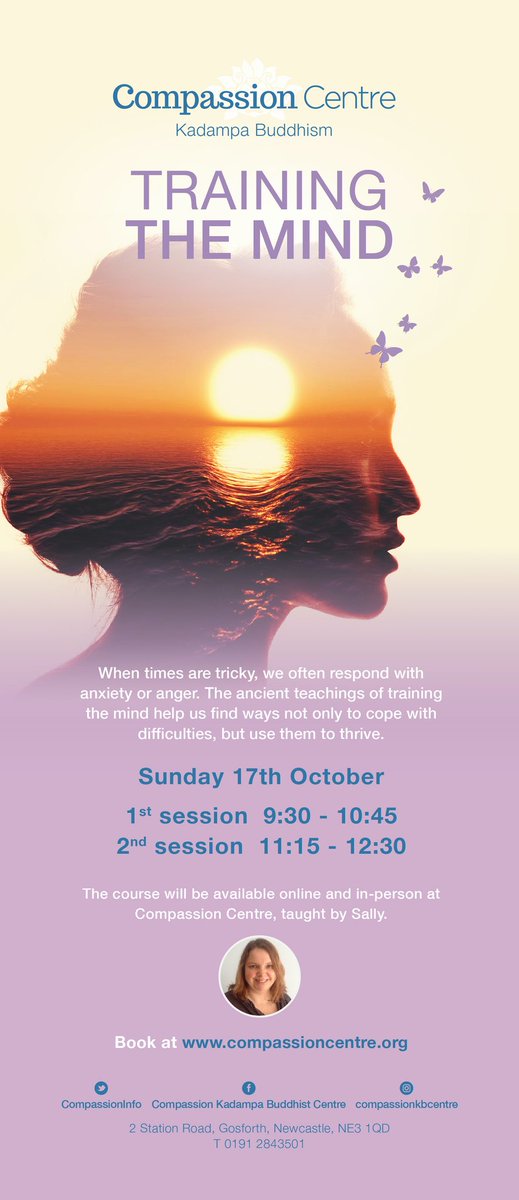 CompassionInfo's tweet image. Our feelings and thoughts are filtered through our mind… Thus, the importance of training our mind to live a happy life. Sounds good? Join us this Sunday in our special course to learn how to train it! You won’t regret it! #mindfulness #happiness #SundayMotivation 🙏💕🔆