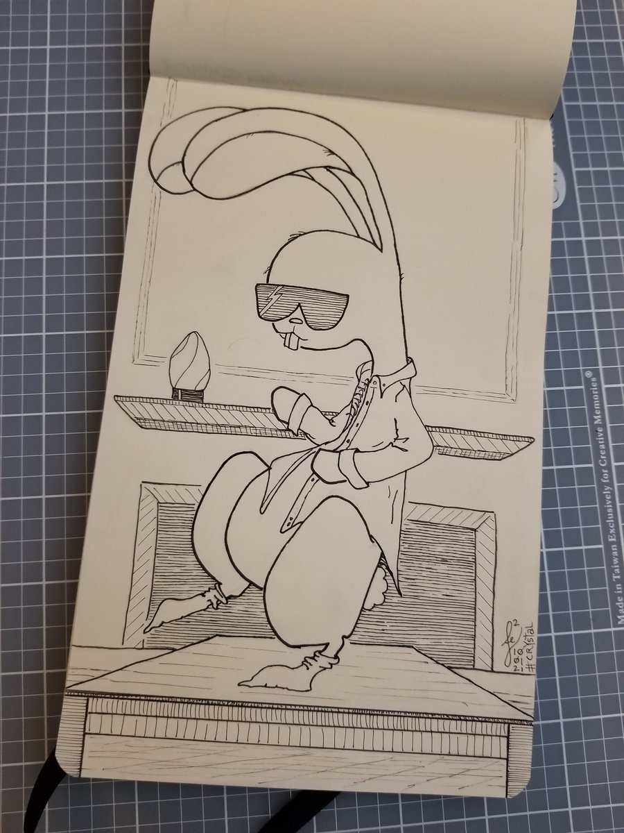 MidOffPrints's tweet photo. Started #inktober2021 with a throwback reference. Name that film! https://t.co/L1ibp3XozC