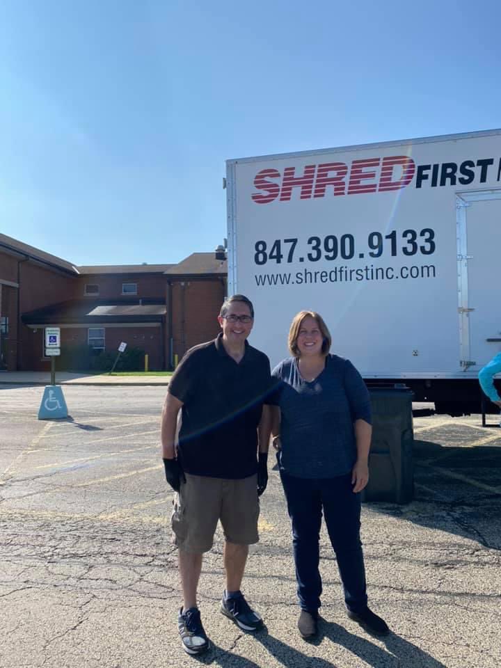 Sam4Rep's tweet image. There’s still time to join @VoteJoyceMason and me at our Shred Day at Woodland School. Great turnout and a beautiful day!