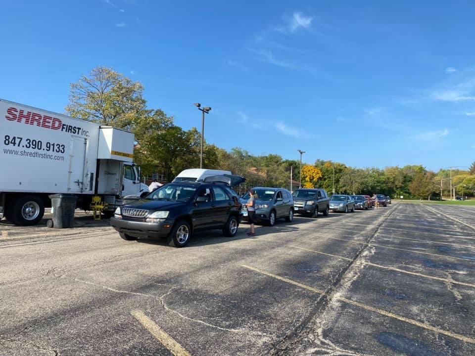 Sam4Rep's tweet image. There’s still time to join @VoteJoyceMason and me at our Shred Day at Woodland School. Great turnout and a beautiful day!