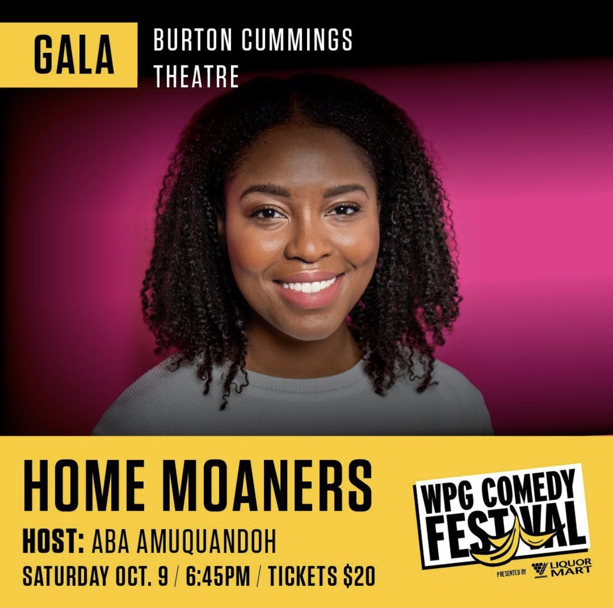 WpgComFest's tweet photo. Tonight at @theburtwpg!! First up is HOME MOANERS with host @abaquan then we close out the night with CREATURE COMFORTS with host @ryanbelleville!! Joining them is an ALL STAR line up of comedians!!! @NikkiPayne @mattwrightcomic and more in the tags! ➡️🎟 https://t.co/fjwlgCfow5 https://t.co/RZI6xjTg5A