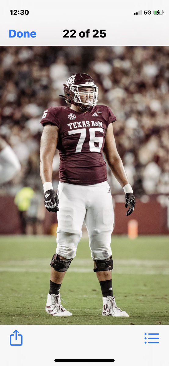 Best of luck big fella to u and the Aggie football team vs Bama Stay beast mode up front.  #number1fan #proudpappa #BTHOAlabama #maroongoon