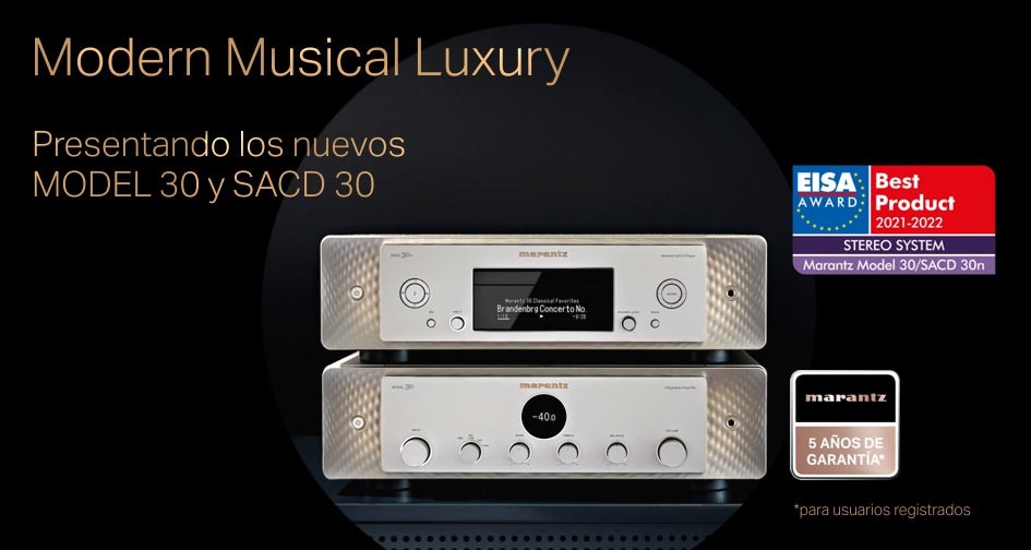 SuperSonido_es's tweet photo. 📣MARANTZ MODEL 30 Y SACD 30: Modern Musical Luxury
Presentamos los nuevos MODEL 30 y SACD 30 de Marantz, recientemente galardonados con el 🥇Premio "EISA 2021-2022, Mejor sistema estéreo" .
👉https://t.co/3w42nsQiHJ
#marantz #model30 #sacd30 https://t.co/RO16YWE7C3