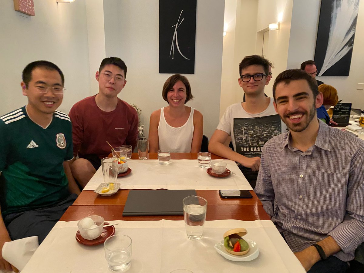 Isabel_MonteG's tweet photo. Farewell party 🍣🍤🍸for two of my excellent students at Cyril Zipfel's lab @UZH_en: Elio Marangi (now @ETH_en) and Shouchao Yan @KedderSc (back @JiaoTongUni)
It was a pleasure to work with you and find my #mentoring style #Montering 😂
All the best and see you soon in Zurich! https://t.co/PeUaFAjWUc