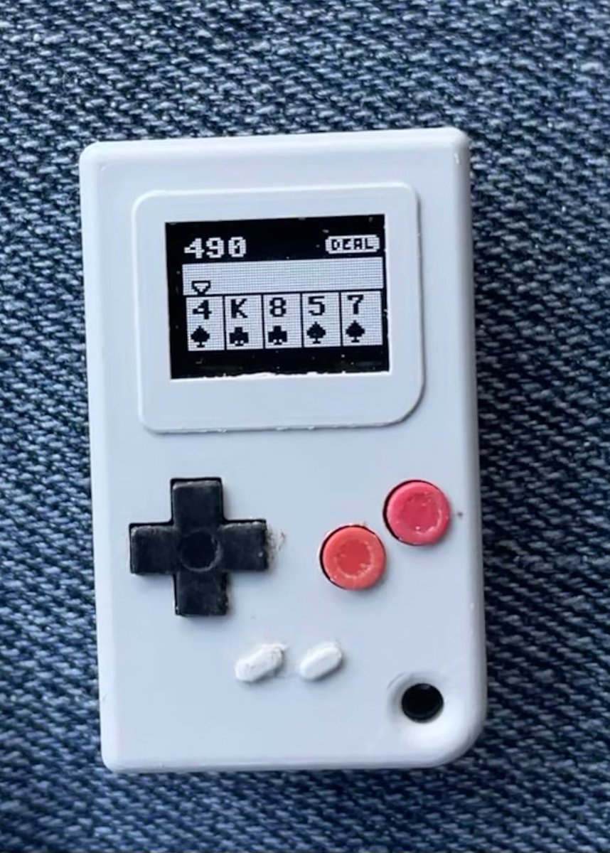 neoretrogames's tweet photo. #WIP Video Poker for the #THUMBY from @TinyCircuits https://t.co/cjplO8YfeA
