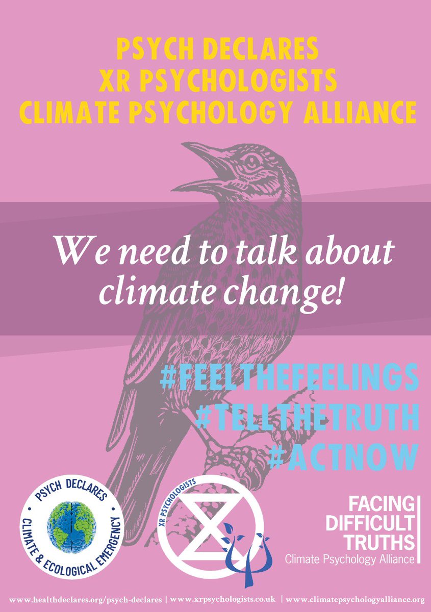 XRPsychologists's tweet photo. Tomorrow, together with @ClimatePsychol & @PsychDeclares we’ll be holding a gentle Climate Cafe on Thames South Bank to mark #WorldMentalHealthDay. We need to talk about the suffering caused by harm to our environment & the fairer, happier, safer world we want. https://t.co/4Yz0zzlFao