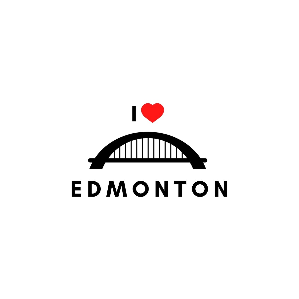 iheartedmonton's tweet photo. Seems like the "bridge one" is the least hated, and so I came up with a few other similar mock-ups...which one do you think is the least worst?! #yeg #yeglove #iheartedmonton❤️ https://t.co/7HBbgxOXGI