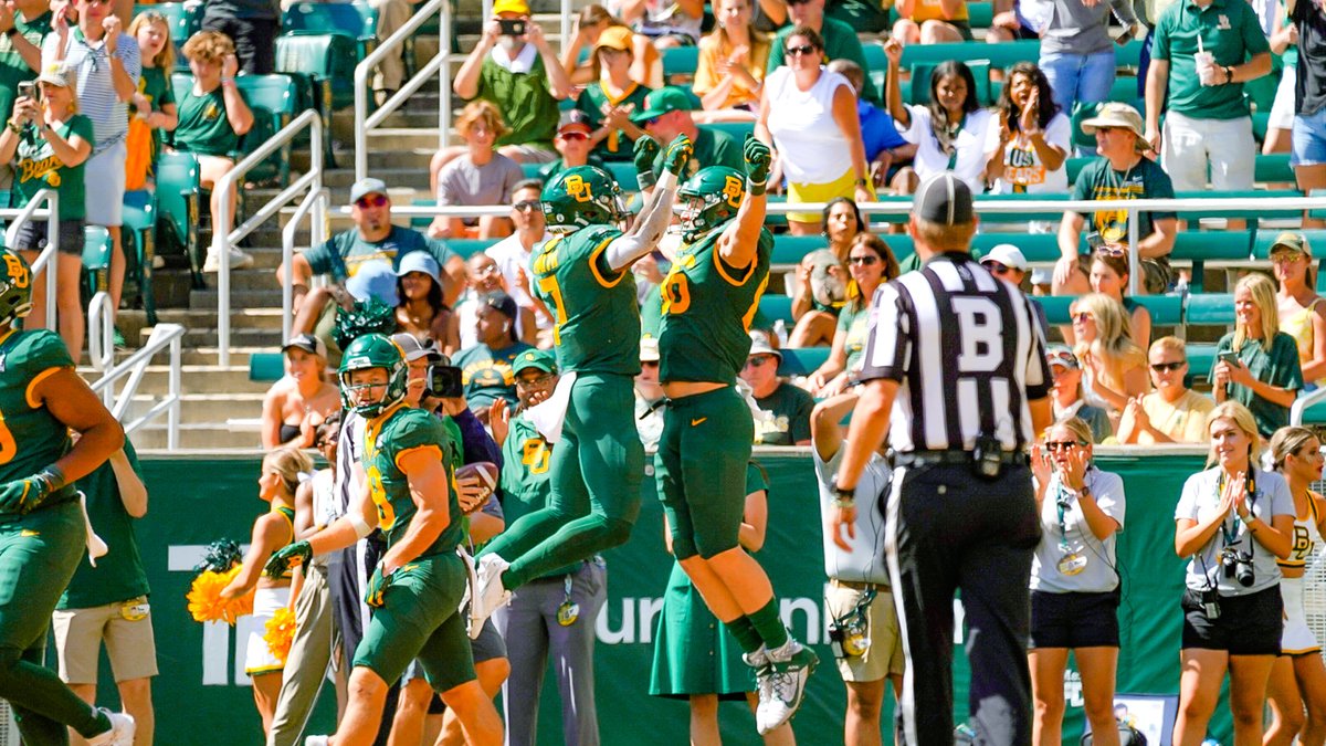 When you tie Baylor's all-time record for touchdowns caught by a tight end >>

#SicEm | #BUncommon