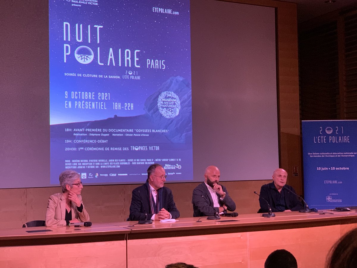 Bravo à ⁦⁦<a href="/stephanedugast/">Stéphane Dugast</a>⁩ pour cette fabuleuse Odyssée blanche, documentaire qui célèbre les explorateurs français des pôles, à commencer par Paul-Emile Victor, et comment ces périlleuses missions ont permis de révéler le passé et le futur climatique de notre planète