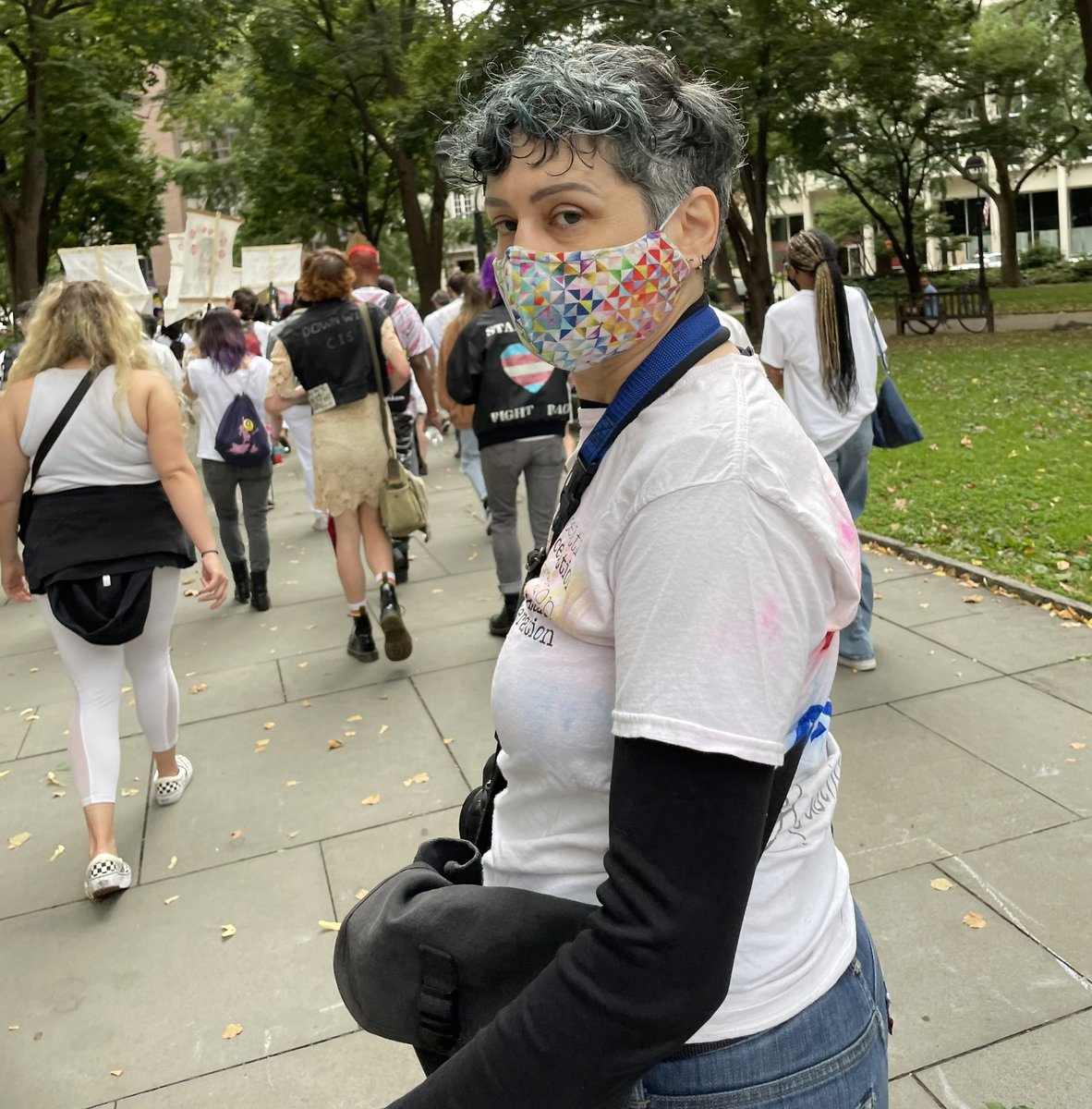 amydipa's tweet photo. Today at the #PhillyTransMarch
Coincidentally, Ella’s first protest since she is only 7 1/2 months old. https://t.co/lAmCStBquu