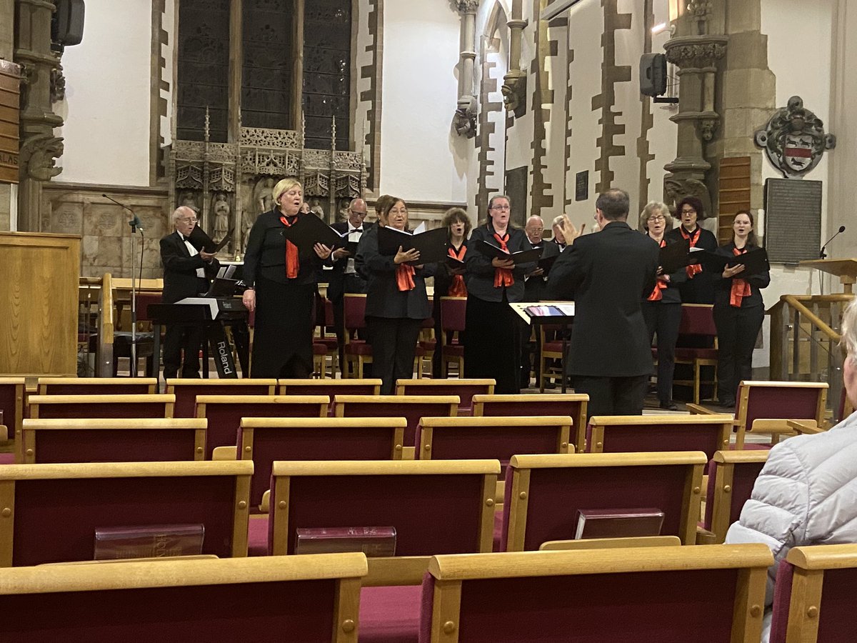 The Nottingham Hospitals Choir is back performing live tonight after nearly two years of enforced Covid break. They haven’t lost their great voices!!