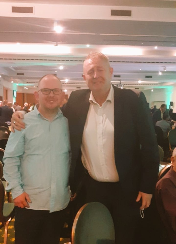 Fantastic night with the good guys at Celtic Park tonight, the @StRochsJuniors centenary bash didn't disappoint. Great stories with a community club at the very heart of it Oh & my brother in law won the star prize in the raffle.