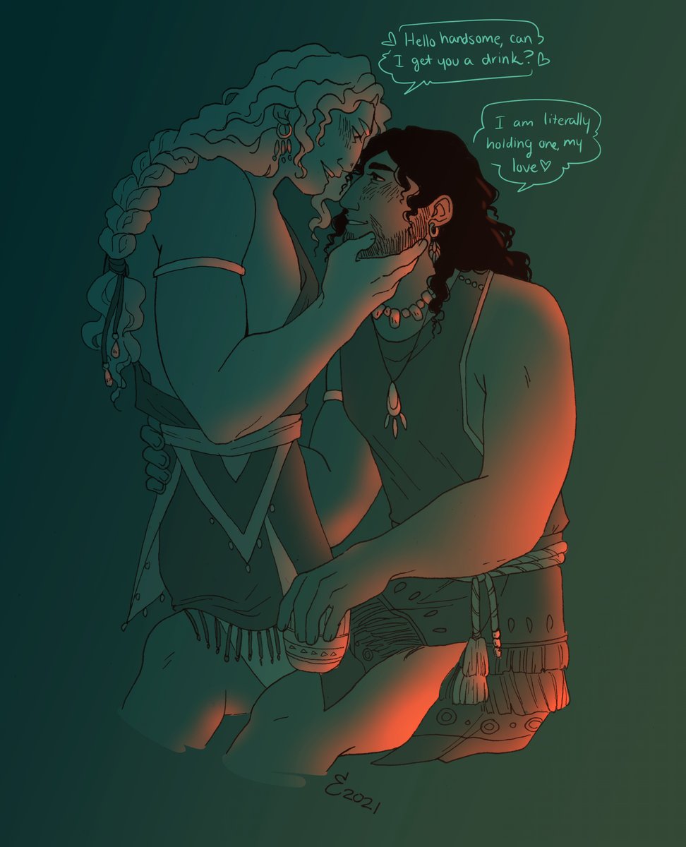 they are DRUNK and they are about to tackle each other right in the middle of this campfire party in front of agamemnon and everyone
#patrochilles