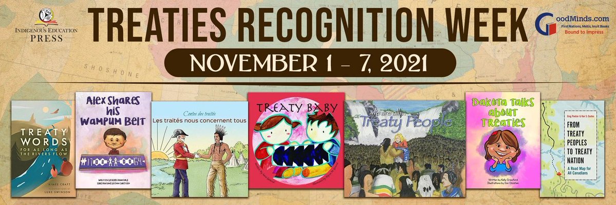 GoodMindsBooks's tweet photo. #TreatiesRecognitionWeek is coming soon. 
Treaty Education Resources for Everyone from @GoodMindsBooks: Print and Ebooks - https://t.co/p9APJydzvQ
Livres pour La Semaine de reconnaissance des traités. 
#TreatyON #TraitéON https://t.co/g2gLxK8i4V